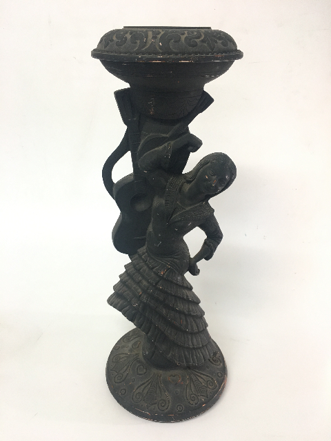 ASHTRAY, Smokers Stand - Black Spanish Lady